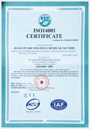 Guangshu Chemical Factory Co.,Ltd Certificates